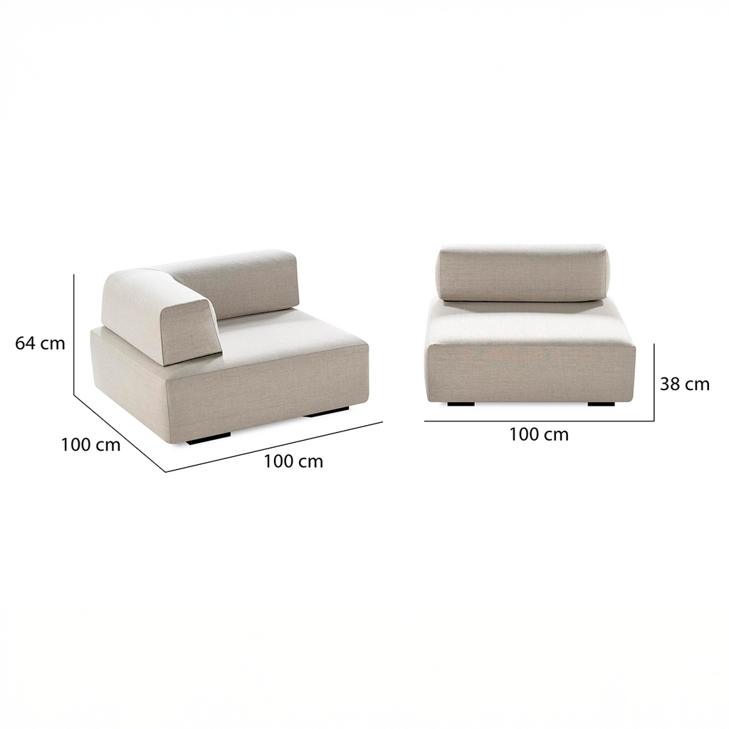 Canapé modulable Puzzle – Configurable selon votre salon