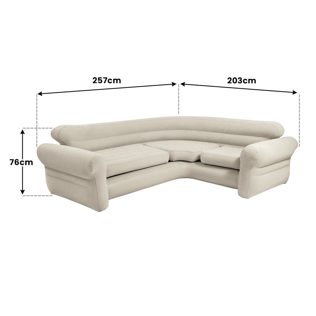 Canapé gonflable d'angle Intex – Salon en L pour intérieur et extérieur